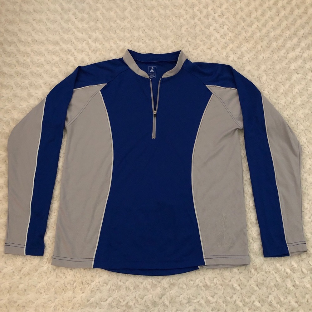 RUseeN Reflective Running Shirt, Quarter Zip